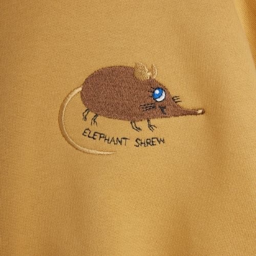 Mini Rodini elephant shrew emb sweatshirt beige-6