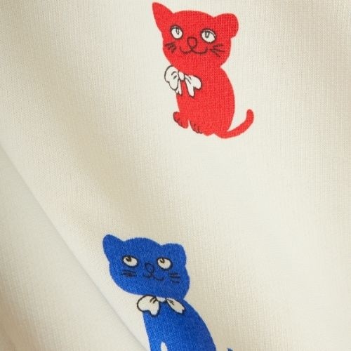 Mini Rodini kittens aop sweatshirt off-white-5