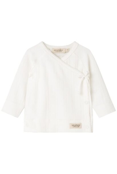MarMar Copenhagen tut wrap ls modal pointelle gentle white