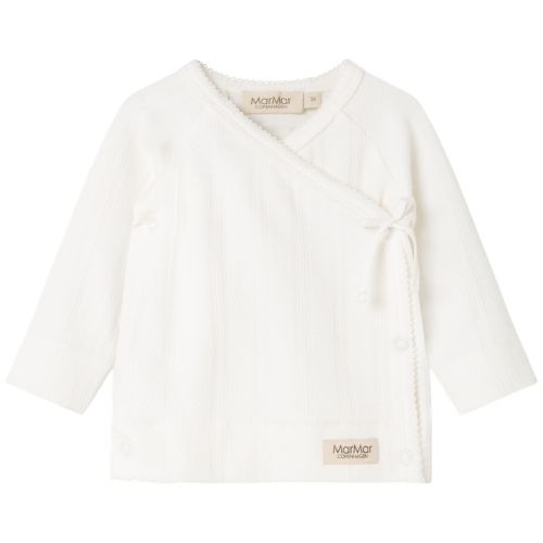 MarMar Copenhagen tut wrap ls modal pointelle gentle white-1