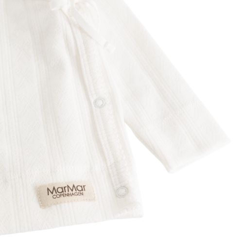 MarMar Copenhagen tut wrap ls modal pointelle gentle white-5