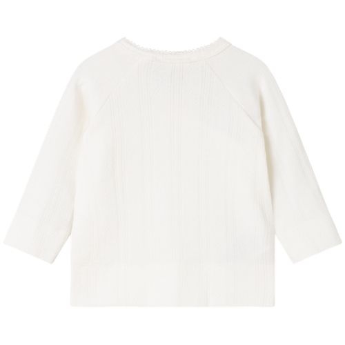 MarMar Copenhagen tut wrap ls modal pointelle gentle white-6