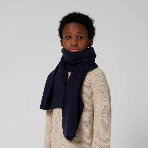 Gosoaky velvet yak deep dark blue - sjaal-2