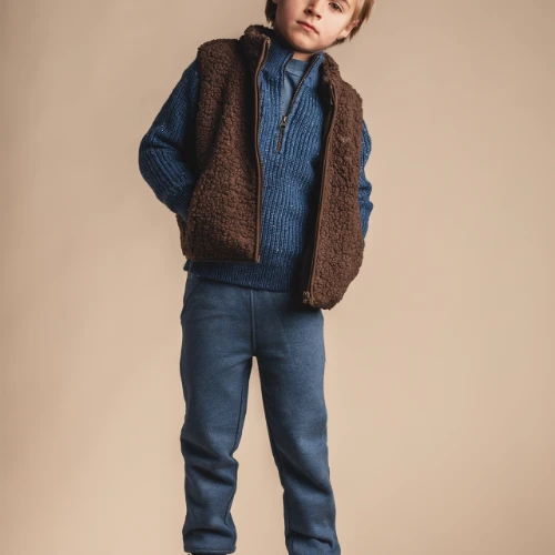 Baje Studio myso vest brown choco-3