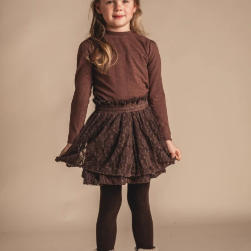 Baje Studio essie skirt brown choco-2