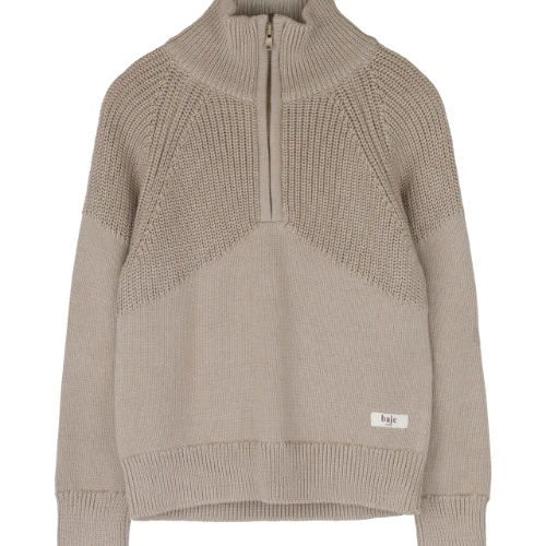 Baje Studio seward sweater taupe light-1