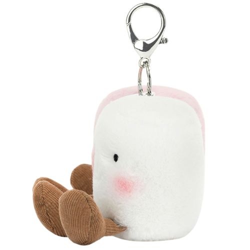 Jellycat amuseables pair of marshmallows bag charm-4