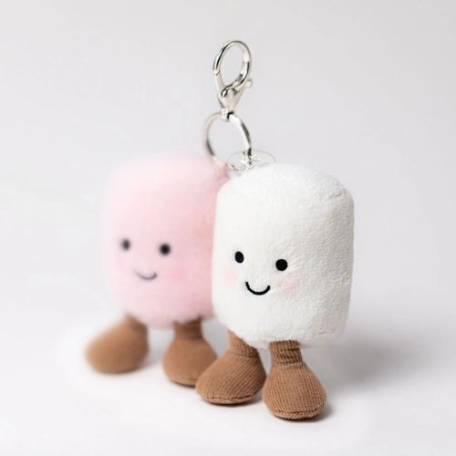 Jellycat amuseables pair of marshmallows bag charm-2