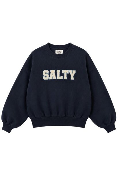 Salty Stitch sweater navy