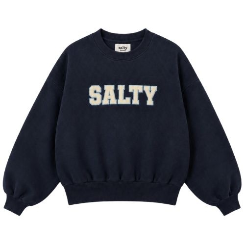 Salty Stitch sweater navy-1