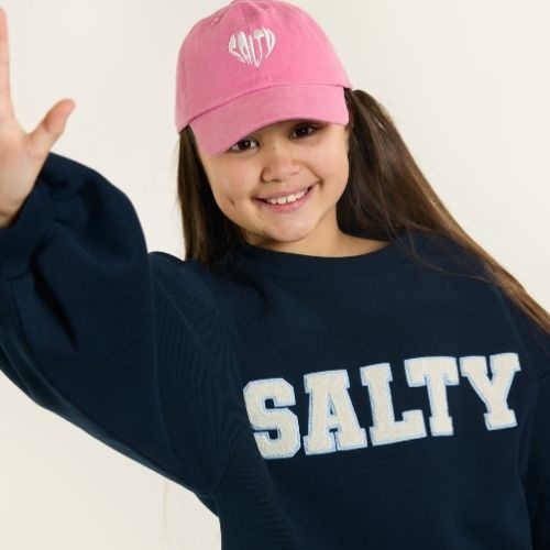 Salty Stitch sweater navy-2
