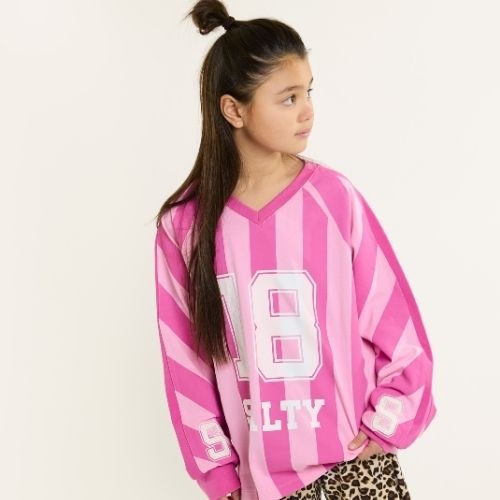Salty Stitch sport tee stripes pink-2