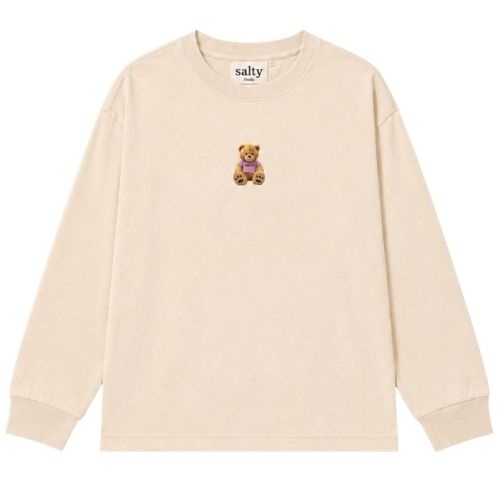 Salty Stitch skater tee teddy beige-1