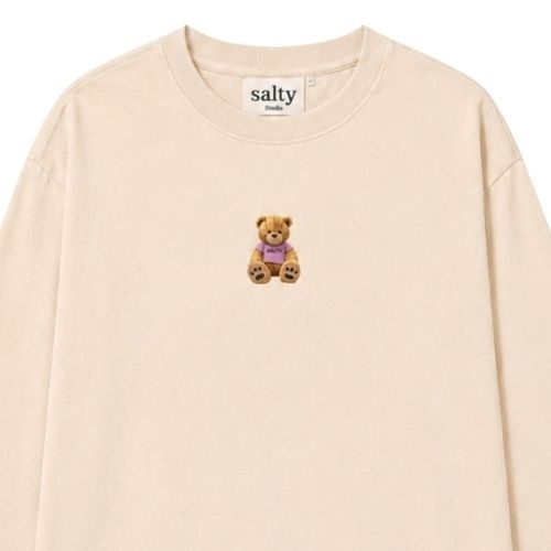 Salty Stitch skater tee teddy beige-6