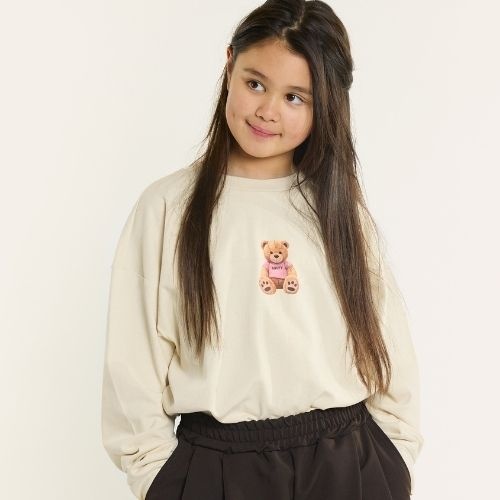 Salty Stitch skater tee teddy beige-2