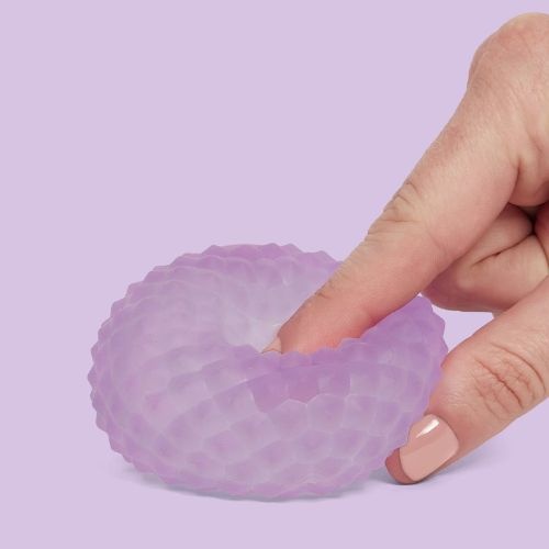 Speks gump memory gel stress ball surface - scale mist-3