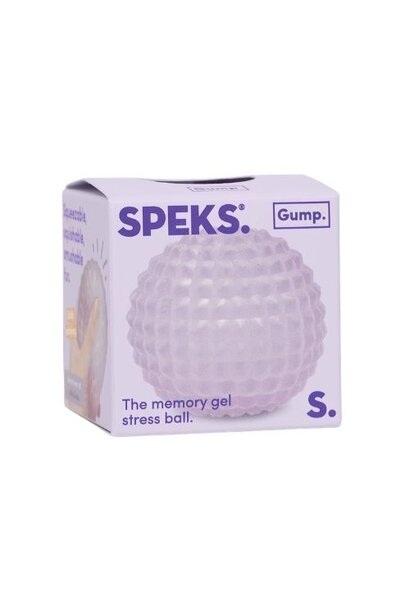 Speks gump memory gel stress ball surface - scale mist