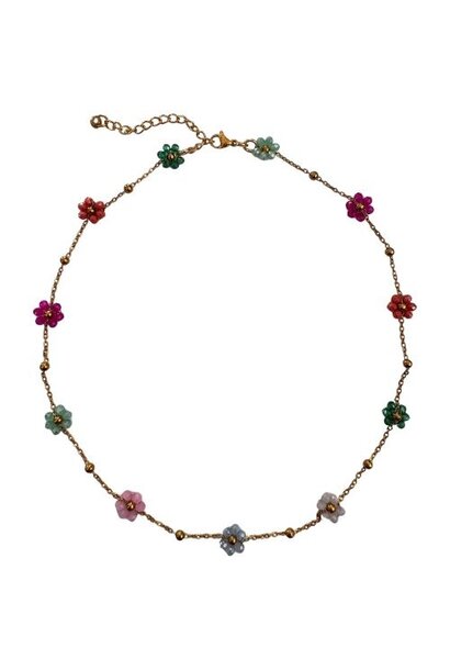 ByMelo flower ketting multicolors