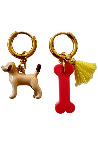 ByMelo oorbellen hond/botje