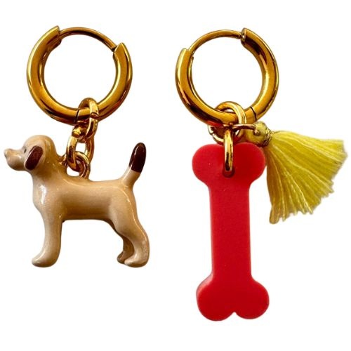 ByMelo oorbellen hond/botje-1