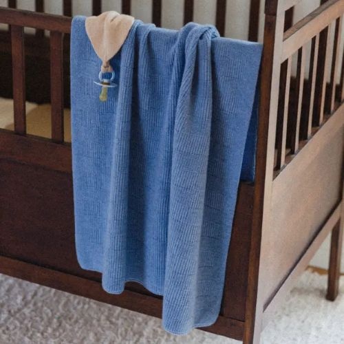 Hvid blanket ivy light blue-2
