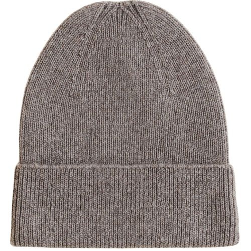 Hvid newborn beanie fonzie otter-1