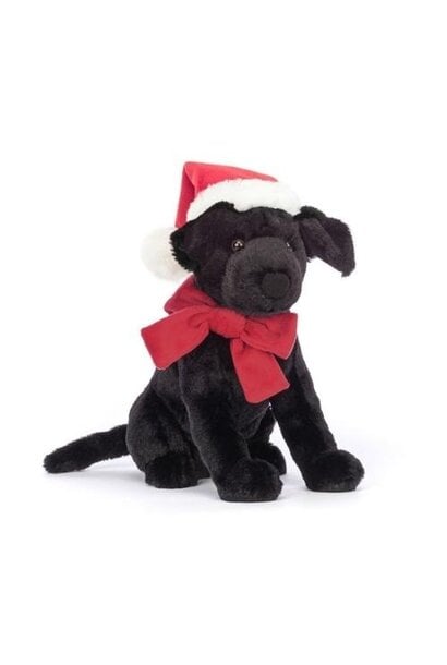 Jellycat winter warmer pippa black labrador