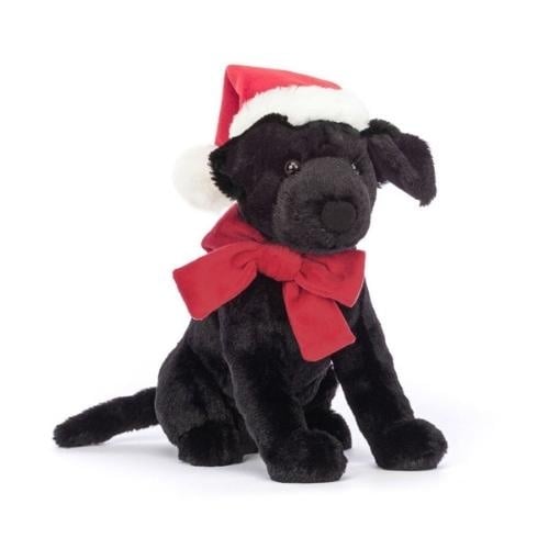 Jellycat winter warmer pippa black labrador-1