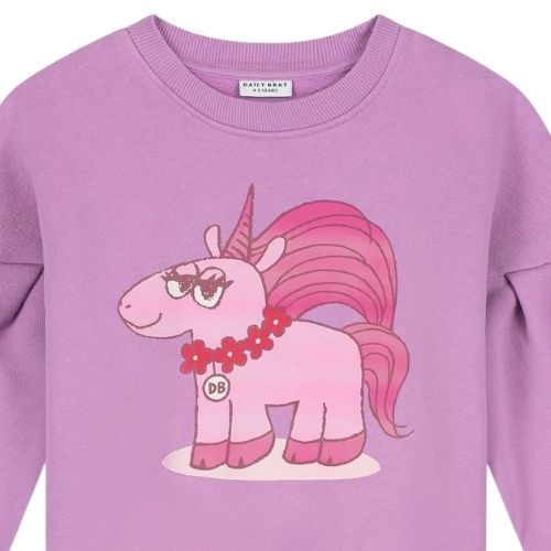 Daily Brat sassy unicorn sweater purple-4