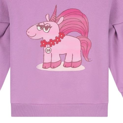 Daily Brat sassy unicorn sweater purple-5