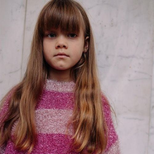 Daily Brat pink glitter stripe sweater-2