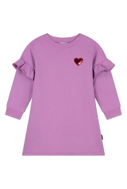 Daily Brat sweat dress heart pink