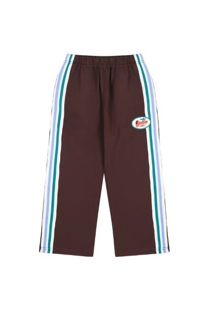 Jelly Mallow happy buddy track pants brown