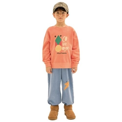 Jelly Mallow energy pigment aladdin pants blue-2