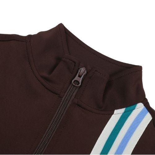 Jelly Mallow happy buddy track jumper brown-4