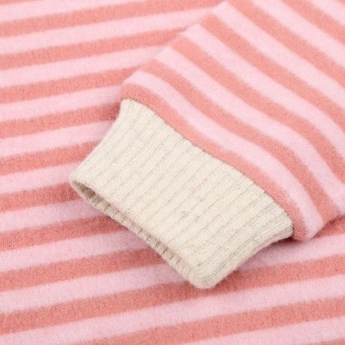 Jelly Mallow happy stripe color-block knit pink-5