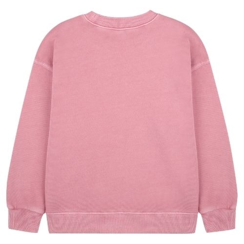 Jelly Mallow flower sweatshirt pink-6