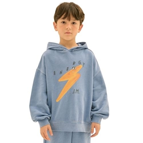 Jelly Mallow energy pigment hooded sweatshirt blue-2