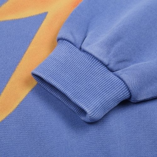 Jelly Mallow energy pigment hooded sweatshirt blue-5