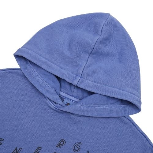 Jelly Mallow energy pigment hooded sweatshirt blue-3