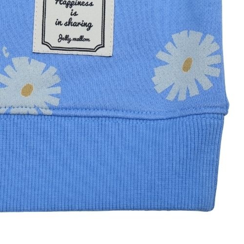 Jelly Mallow daisy all-over sweatshirt blue-6
