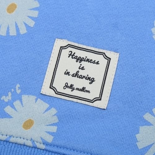 Jelly Mallow daisy all-over sweatshirt blue-7