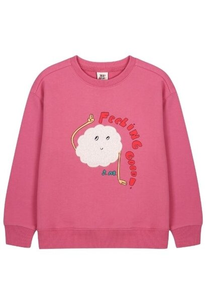 Jelly Mallow feeling good sweatshirt pink