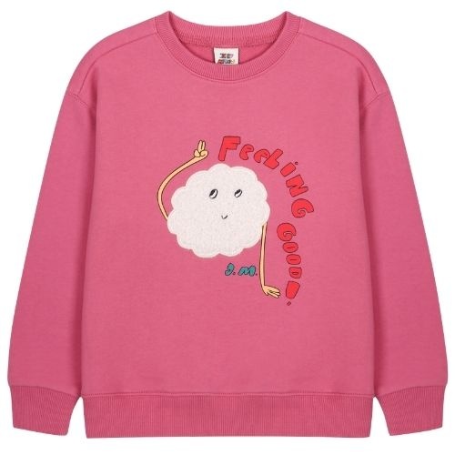 Jelly Mallow feeling good sweatshirt pink-1