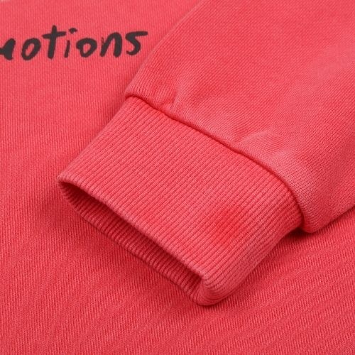 Jelly Mallow cloud pigment sweatshirt red-5