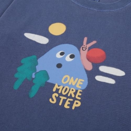Jelly Mallow mountain long-sleeve t-shirt navy-4