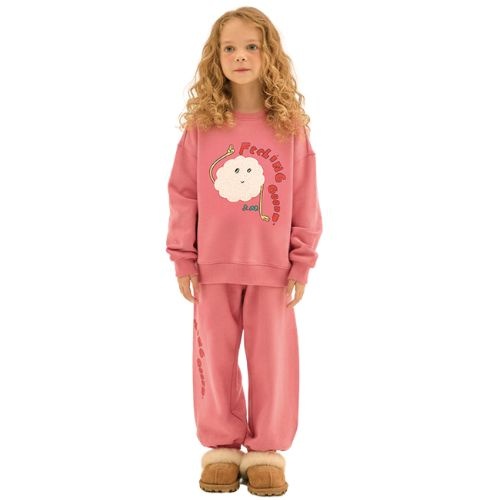 Jelly Mallow feeling good sweatshirt pink-3