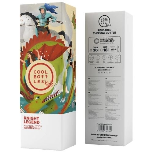 The Kids Bottle - knight legend 350 ml - drinkfles-5