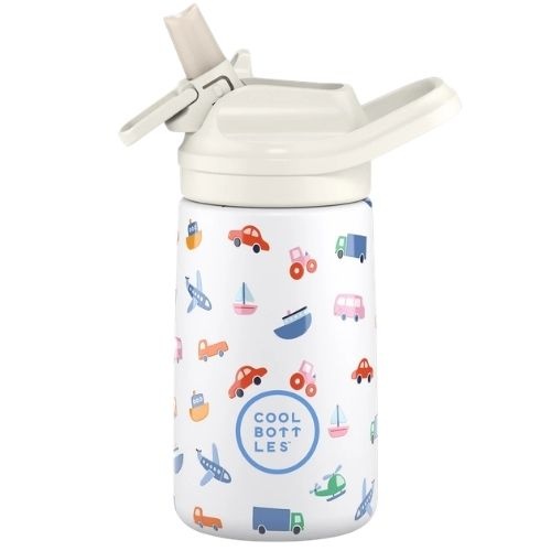 The Kiddie Bottle - little wheels 350 ml - drinkfles-1