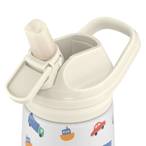 The Kiddie Bottle - little wheels 350 ml - drinkfles-4